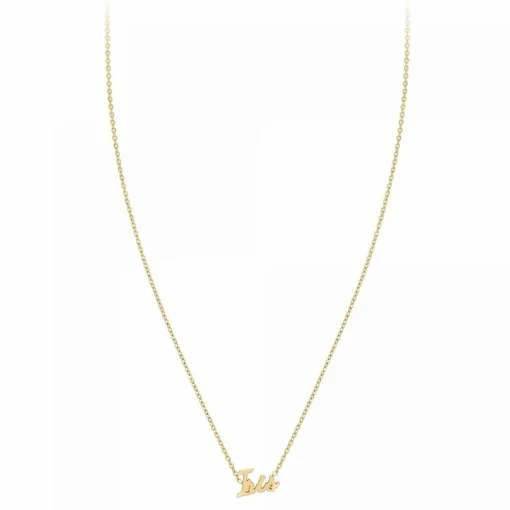 Collier Femme Athème - B2689-DORE-IRIS Acier Doré