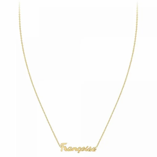 Collier Femme Athème - B2689-DORE-FRANCOISE Acier Doré
