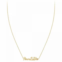 Collier Femme Athème - B2689-DORE-POURLAVIE Acier Doré