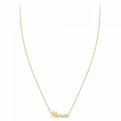 Collier Femme Athème - B2689-DORE-MARIA Acier Doré