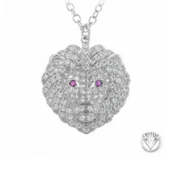 Collier Femme Athème - B2425-LION Métal Argent