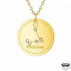 Collier femme Athème - B2449-POISSON Acier Doré