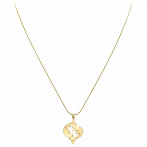 Collier Femme Athème - B2427-POISSON Acier Doré