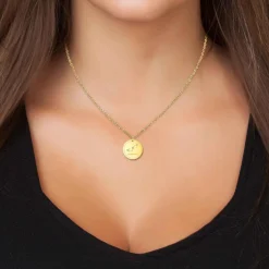 Collier femme Athème - B2449-SCORPION Acier Doré