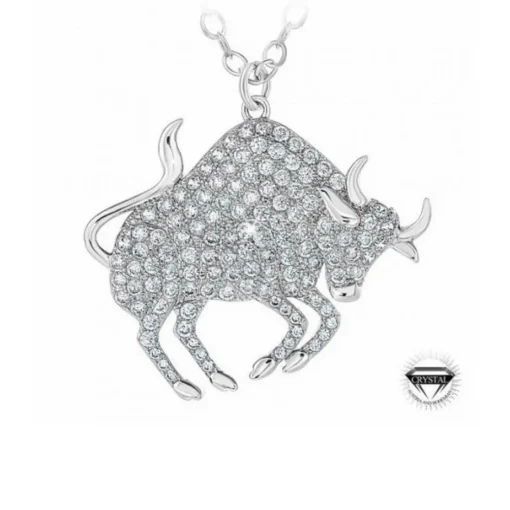 Collier Femme Athème - B2425-TAUREAU Métal Argent