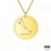 Collier femme Athème - B2449-TAUREAU Acier Doré