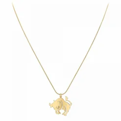 Collier Femme Athème - B2427-TAUREAU Acier Doré