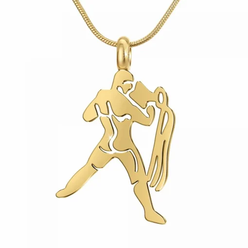 Collier Femme Athème - B2427-VERSEAU Acier Doré