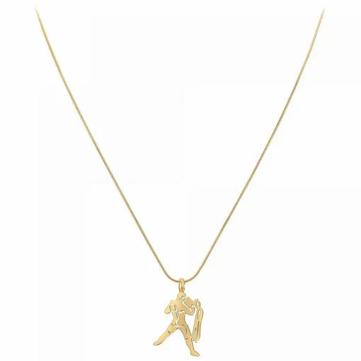 Collier Femme Athème - B2427-VERSEAU Acier Doré