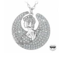 Collier Femme Athème - B2425-VIERGE Métal Argent