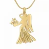 Collier femme Athème - B2427-VIERGE Acier Doré