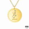 Collier femme Athème - B2449-VIERGE Acier Doré