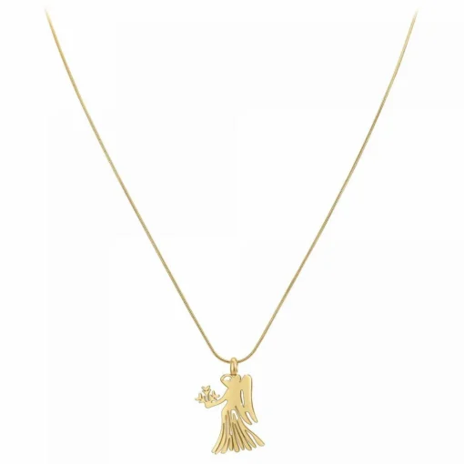 Collier femme Athème - B2427-VIERGE Acier Doré