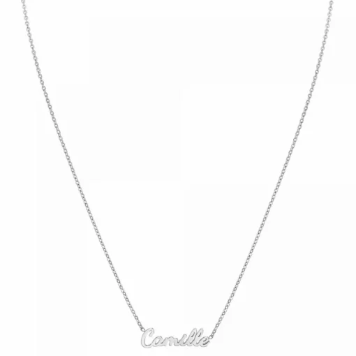 Collier Femme Athème B2689-ARGENT-CAMILLE - Acier Argent