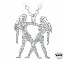 Collier Femme Athème B2425-GEMEAUX - Métal Argent