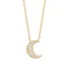 Collier femme croissant de lune plaqué or Maison de la Bijouterie UW3W5445