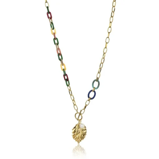 Collier femme Emily Westwood EWN23068G - Acier et acrylique Multicolore