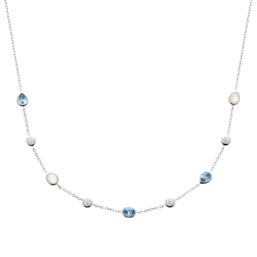 Collier femme fantaisie argent Maison de la Bijouterie VW36UU45