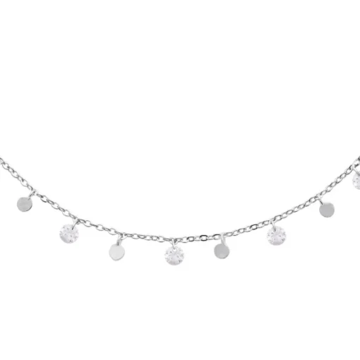 Collier femme fantaisie argent Maison de la Bijouterie VW35ZW45