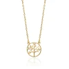 Collier Femme fantaisie arbre de vie plaqué or Maison de la Bijouterie UYZY6545