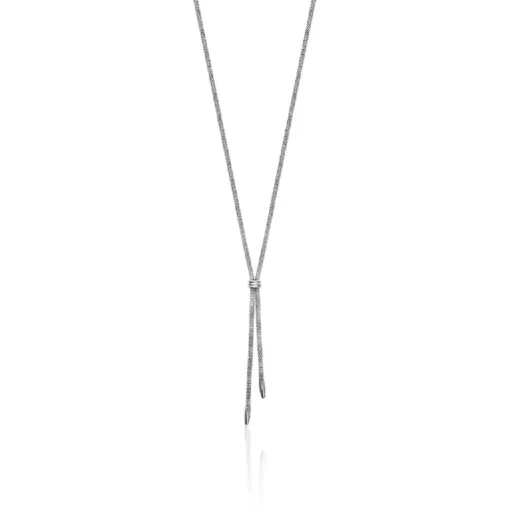 Collier femme fantaisie acier argent Maison de la Bijouterie 3Z055V50