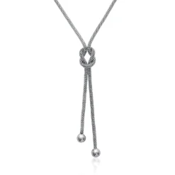 Collier femme fantaisie acier argent Maison de la Bijouterie 3Z003045