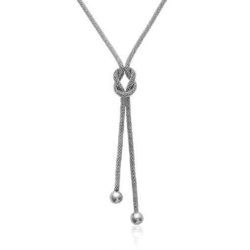 Collier femme fantaisie acier argent Maison de la Bijouterie 3Z003045