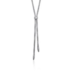 Collier femme fantaisie acier argent Maison de la Bijouterie 3Z055V50