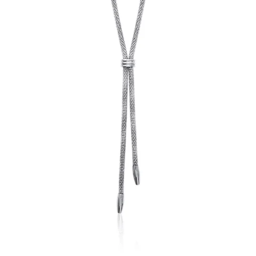 Collier femme fantaisie acier argent Maison de la Bijouterie 3Z055V50