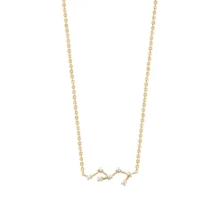 Collier femme fantaisie constellation plaqué or Maison de la Bijouterie UW3ZV445