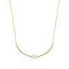 Collier femme fantaisie oxyde de zirconium plaqué or Maison de la Bijouterie UW345Y45
