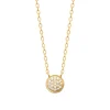 Collier femme fantaisie oxyde de zirconium plaqué or Maison de la Bijouterie UW3Y6545