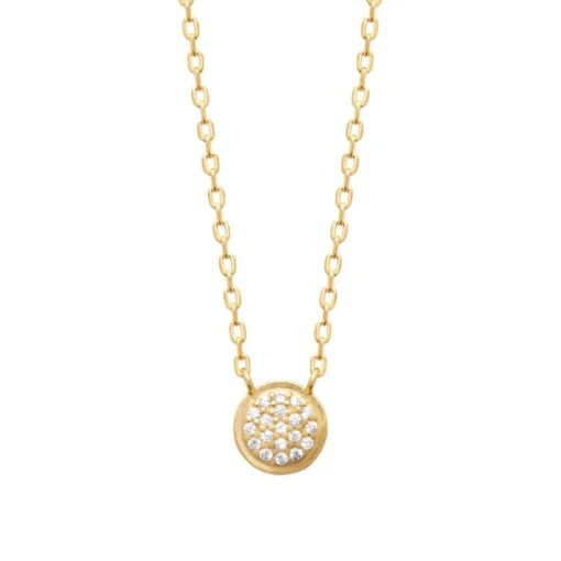 Collier femme fantaisie oxyde de zirconium plaqué or Maison de la Bijouterie UW3Y6545