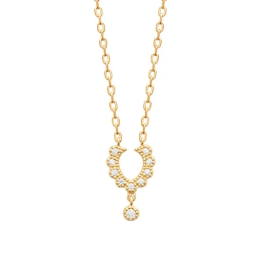 Collier femme fantaisie oz plaqué or Maison de la Bijouterie UW404V45