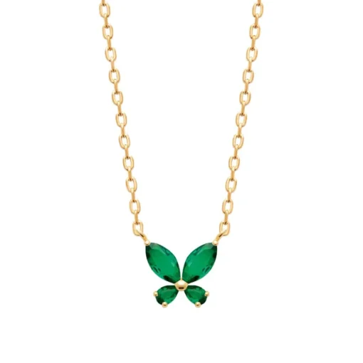 Collier femme fantaisie pendentif oxyde plaqué or Maison de la Bijouterie UW3VV445