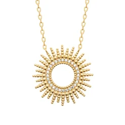 Collier femme fantaisie plaqué or Maison de la Bijouterie UW33Y545