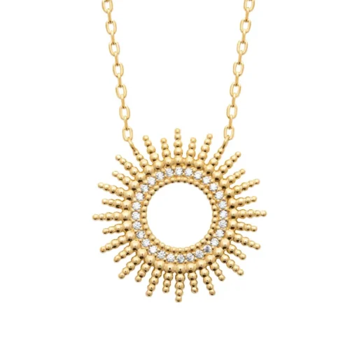 Collier femme fantaisie plaqué or Maison de la Bijouterie UW33Y545