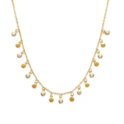 Collier femme fantaisie plaqué or Maison de la Bijouterie UWZU0545