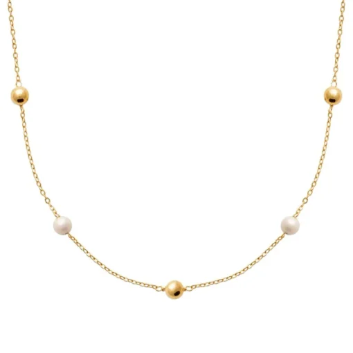 Collier femme fantaisie plaqué or Maison de la Bijouterie UW3W3Z45