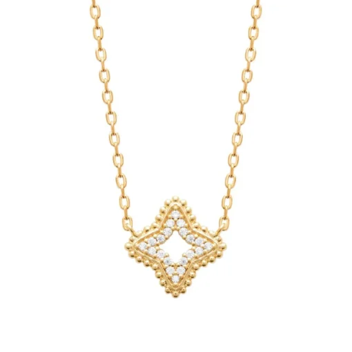Collier femme fantaisie étoile plaqué or Maison de la Bijouterie UW3VUZ45