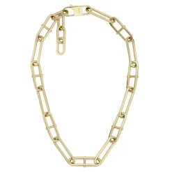 Collier Femme Fossil Bijoux D Link - JF04102710 Acier Doré