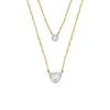 Collier Femme Fossil Bijoux Tokens Of Affection - JF04357998 Acier Bicolore