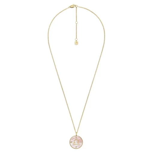 Collier Femme Fossil Bijoux Signes du Zodiaque Balance - JF04844710 Acier inoxydable