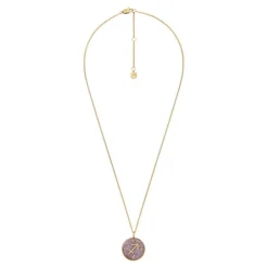 Collier Femme Fossil Bijoux Signes du Zodiaque Sagittaire - JF04846710 Acier inoxydable