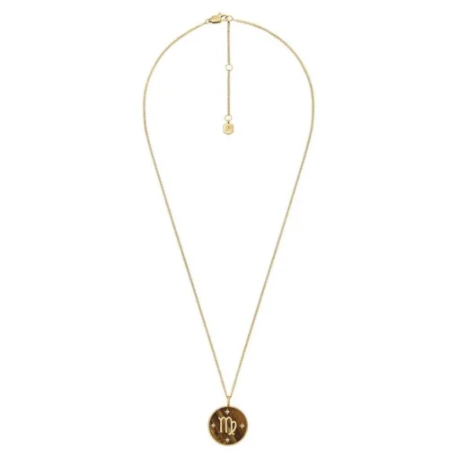 Collier Femme Fossil Bijoux Signes du Zodiaque Vierge - JF04843710 Acier inoxydable