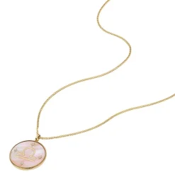 Collier Femme Fossil Bijoux Signes du Zodiaque Balance - JF04844710 Acier inoxydable