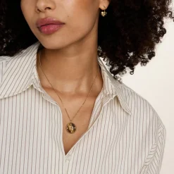 Collier Femme Fossil Bijoux Signes du Zodiaque Vierge - JF04843710 Acier inoxydable