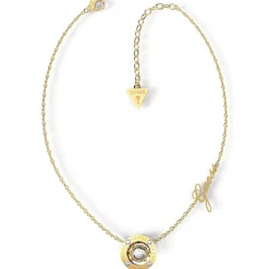 Collier Femme Guess Bijoux - SOLITAIRE JUBN01459JWYG Acier Doré