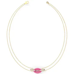 Collier Femme Guess Bijoux - POP LINKS JUBN01411JWYGNP Acier Doré
