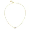Collier Femme Guess Bijoux - JUBN02281JWYGWH 4G LOOP Acier Doré
